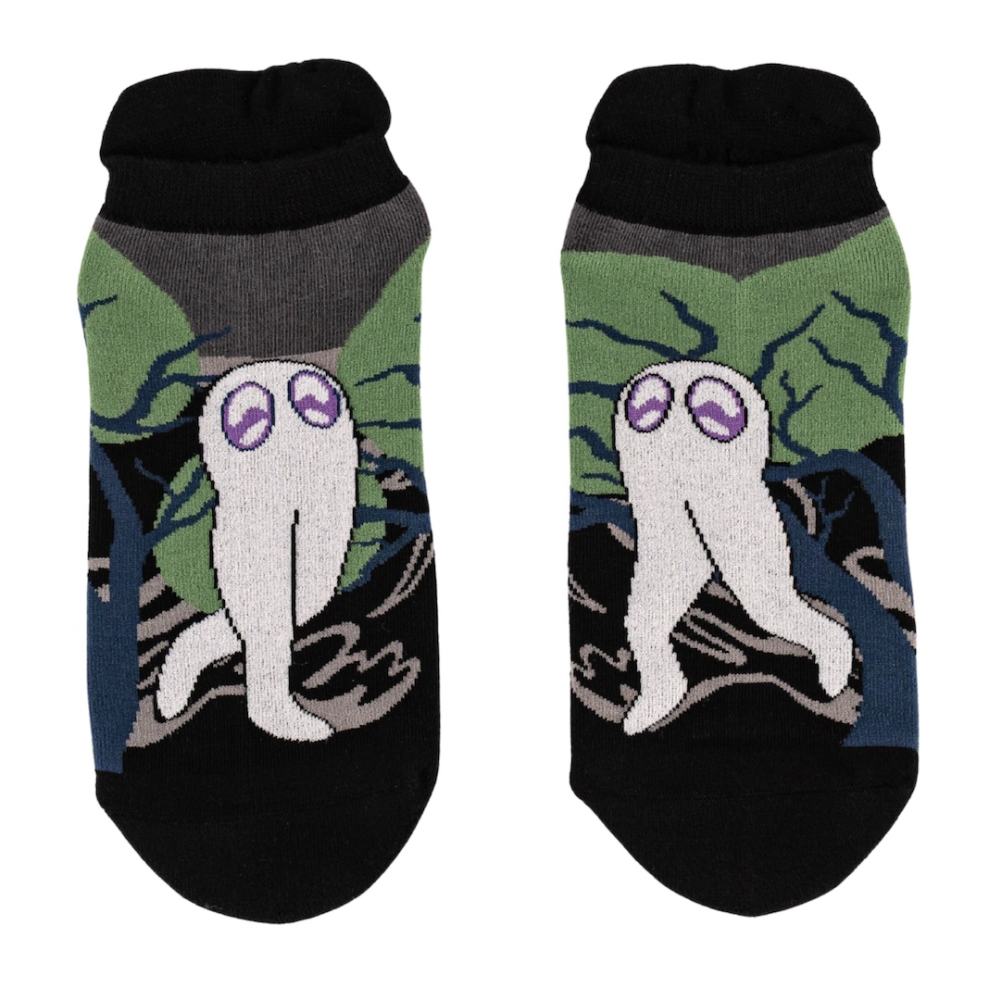 Footclothes - Cute Fresno Nightcrawler Ankle Split L/R Design Enkelsokken - Multicolours